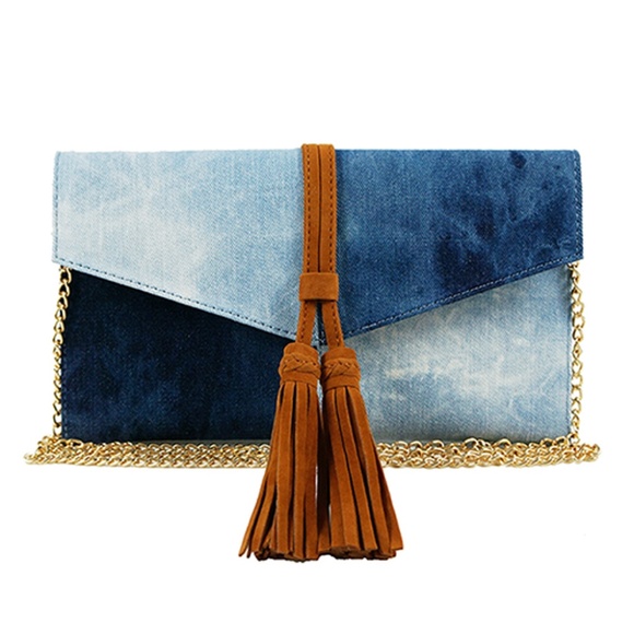 JEAN CLUTCH CROSSBODY - Picture 1 of 3